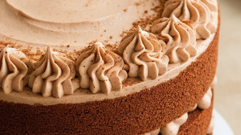 Chai Spiced Layer Cake with Cinnamon Frosting - Featured