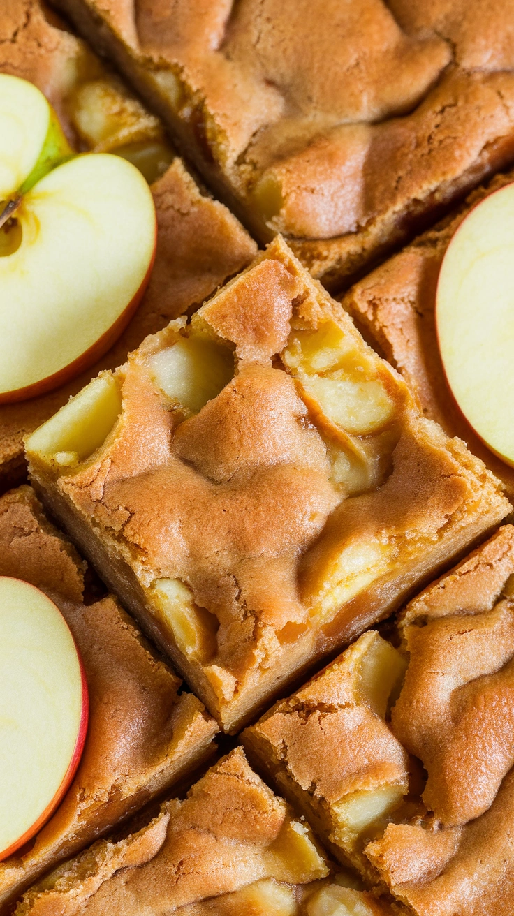 Chewy Apple Blondies