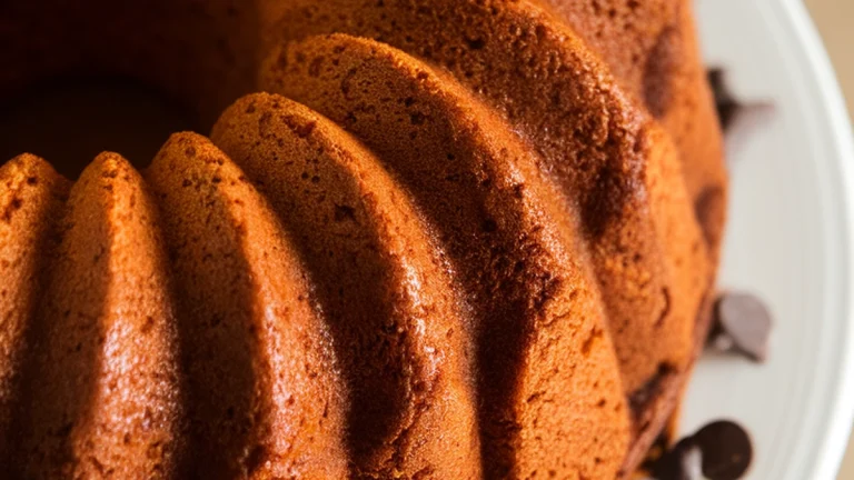 Chocolate Chip Bundt Cake - Featured