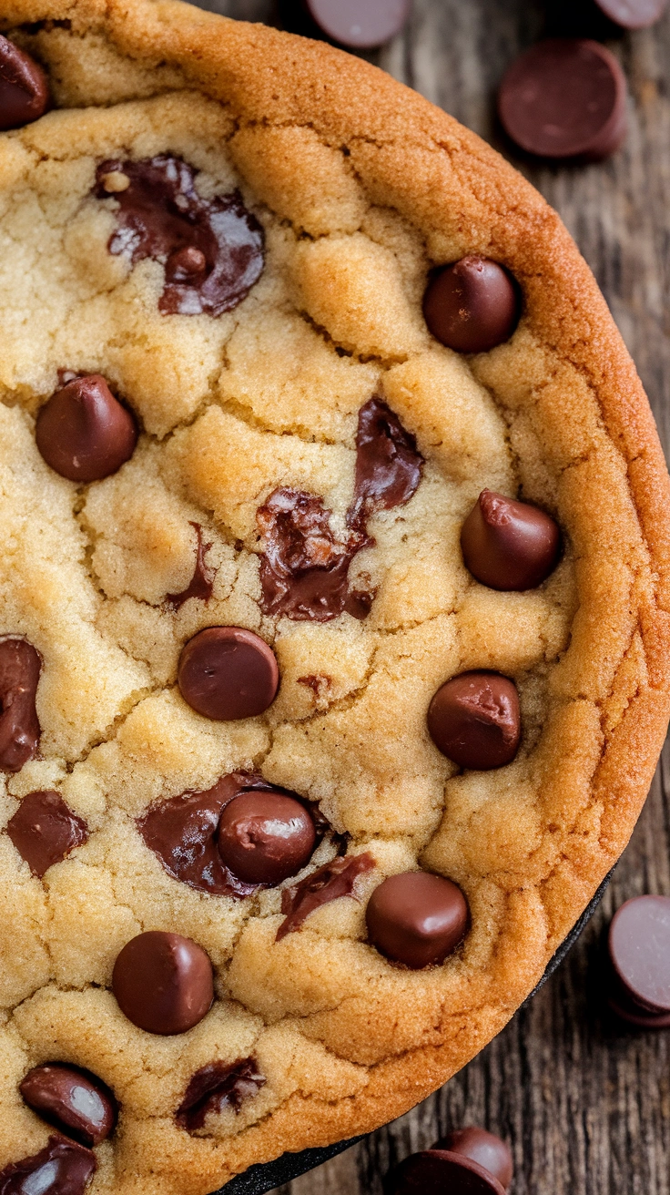 Chocolate Chip Skillet Cookie