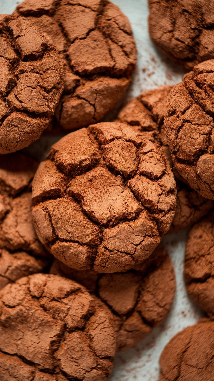 Chocolate Crinkle Cookies