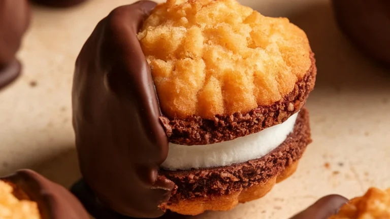 Chocolate Dipped Coconut Macaroons - Featured