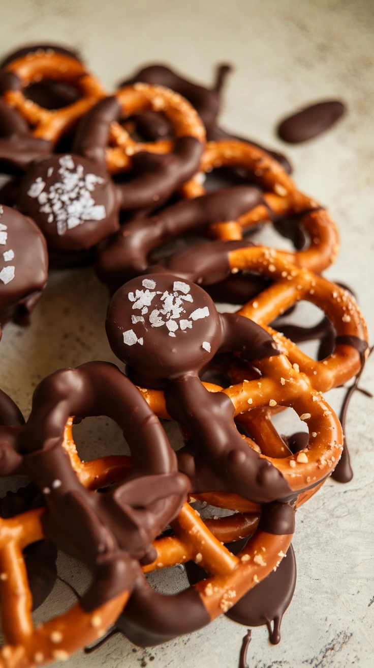 Chocolate Dipped Pretzels