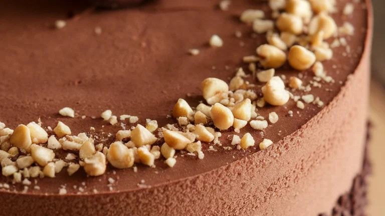 Chocolate Hazelnut Mousse Cake - Featured