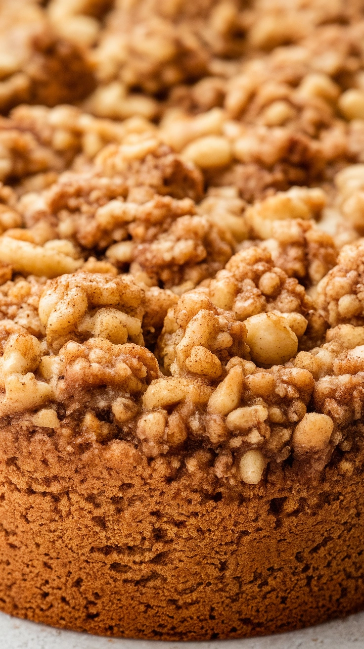 Cinnamon Streusel Coffee Cake