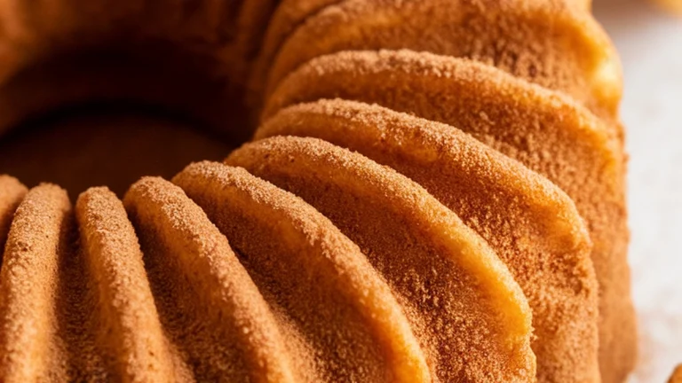 Cinnamon Sugar Churro Cake - Featured