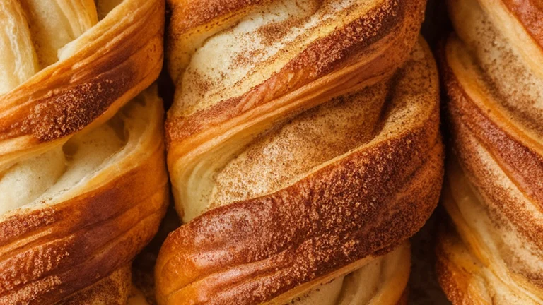 Cinnamon Sugar Puff Pastry Twists - Featured
