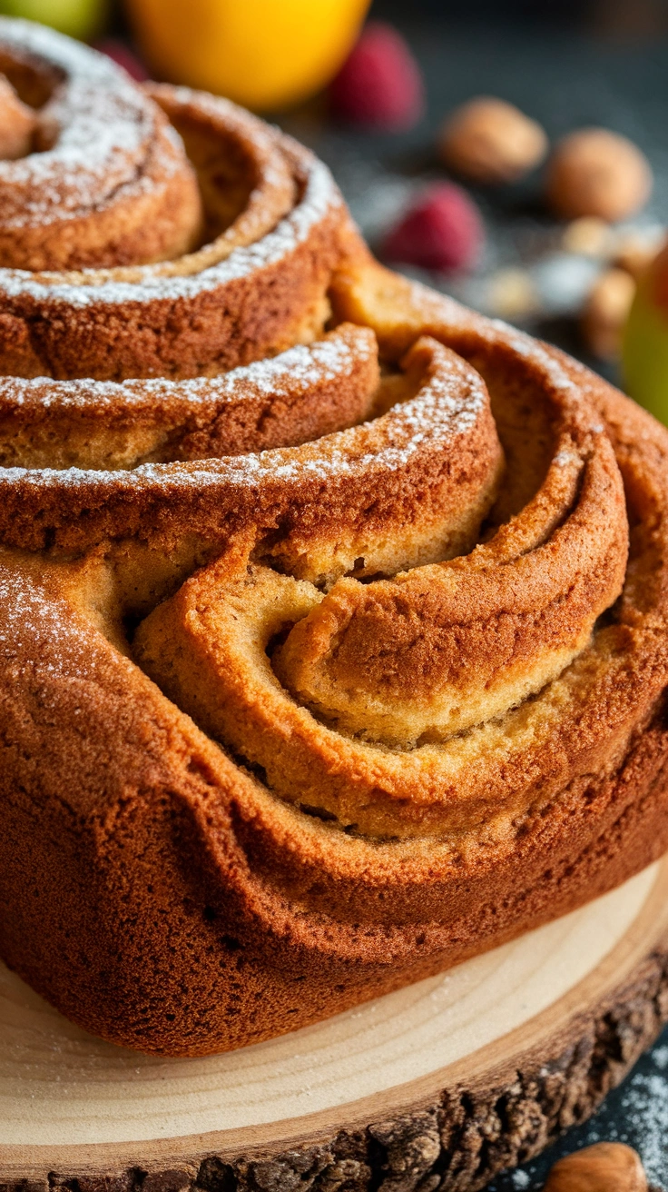 Cinnamon Swirl Loaf Cake