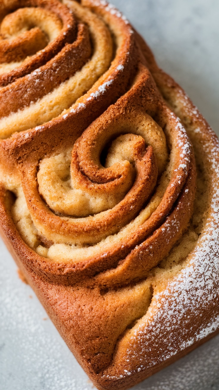 Cinnamon Swirl Loaf Cake
