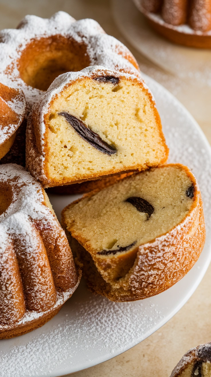 Classic Vanilla Bean Mini Bundts