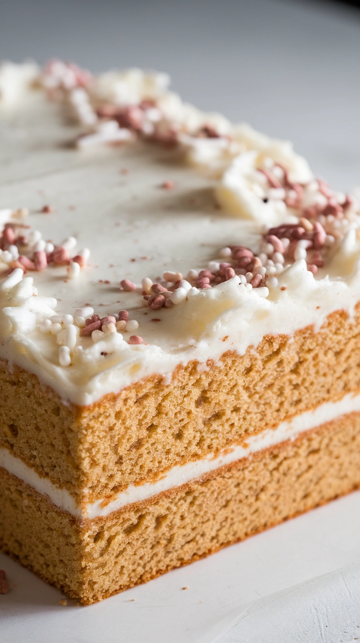 Classic Vanilla Sheet Cake