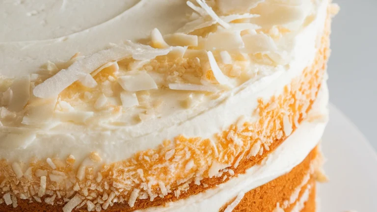 Coconut Cream Layer Cake - Featured