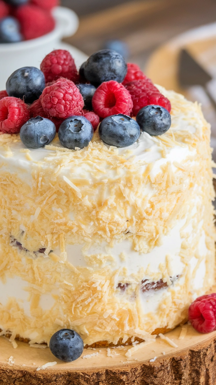 Coconut Cream Poke Cake