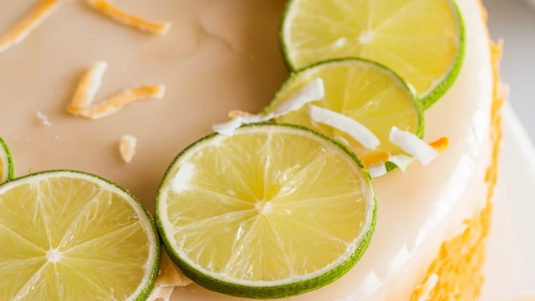 Coconut Lime Cake - Featured