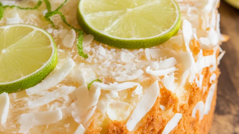 Coconut Lime Coffee Cake - Featured