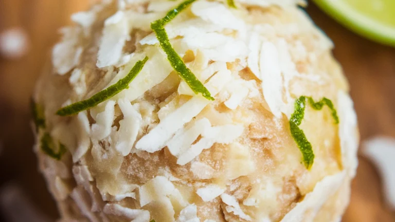 Coconut Lime Energy Balls - Featured