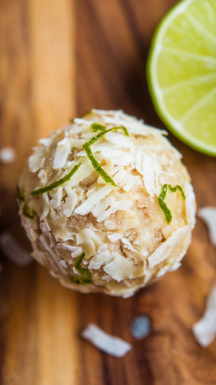 Coconut Lime Energy Balls