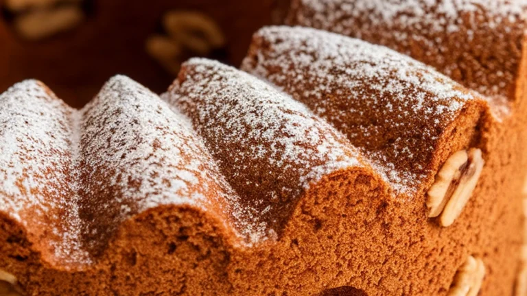 Coffee and Walnut Sponge - Featured