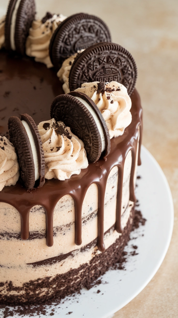 Cookies and Cream Chocolate Cake