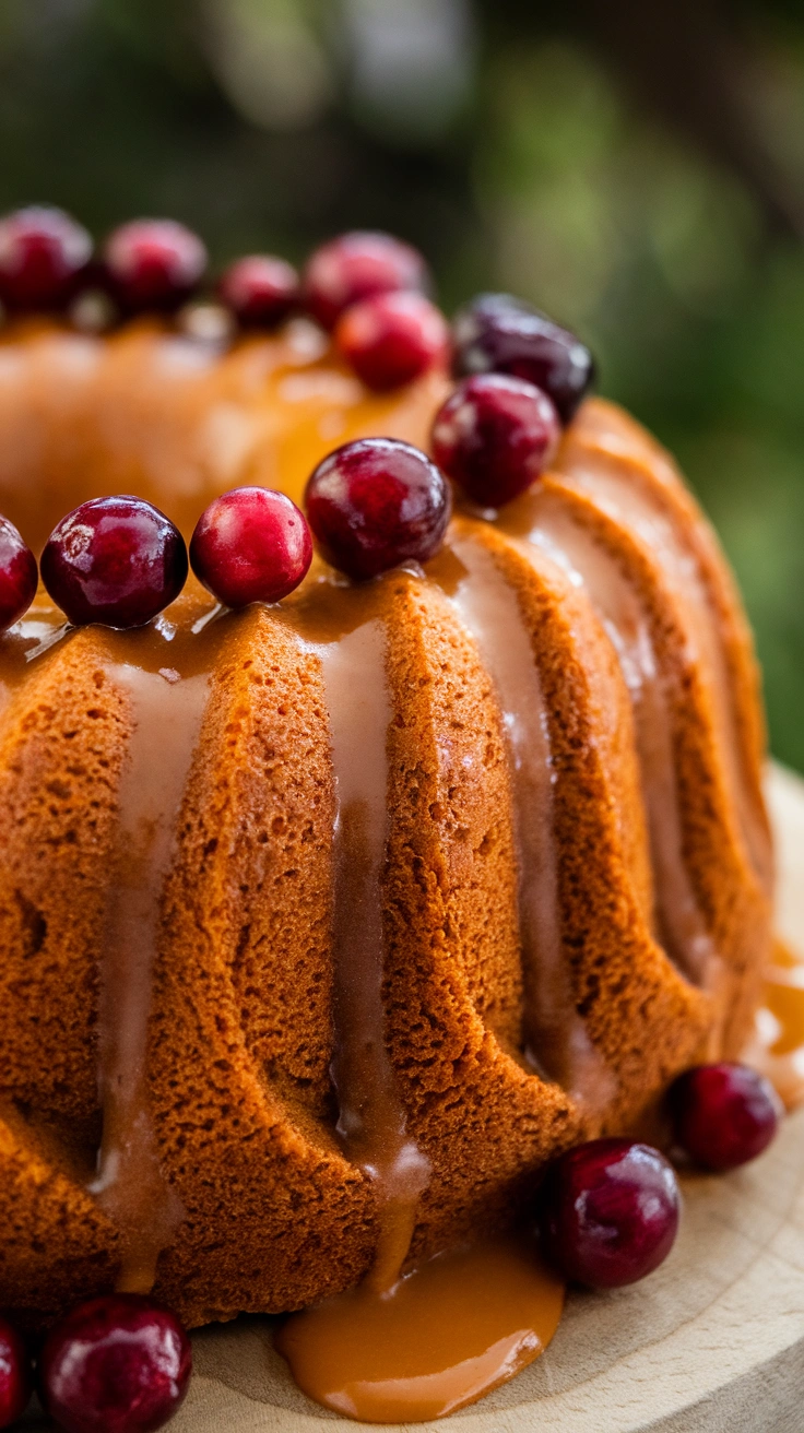 Cranberry Orange Bundt Cake