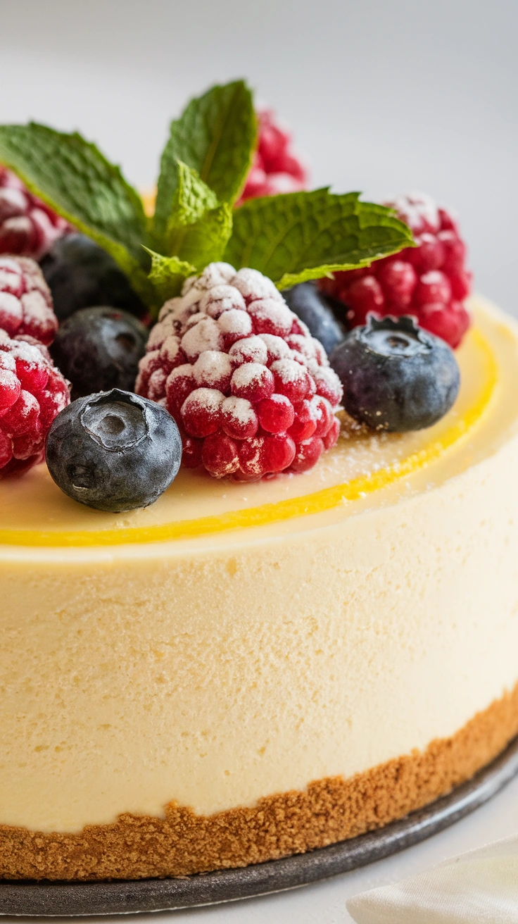 Creamy Lemon Icebox Cheesecake