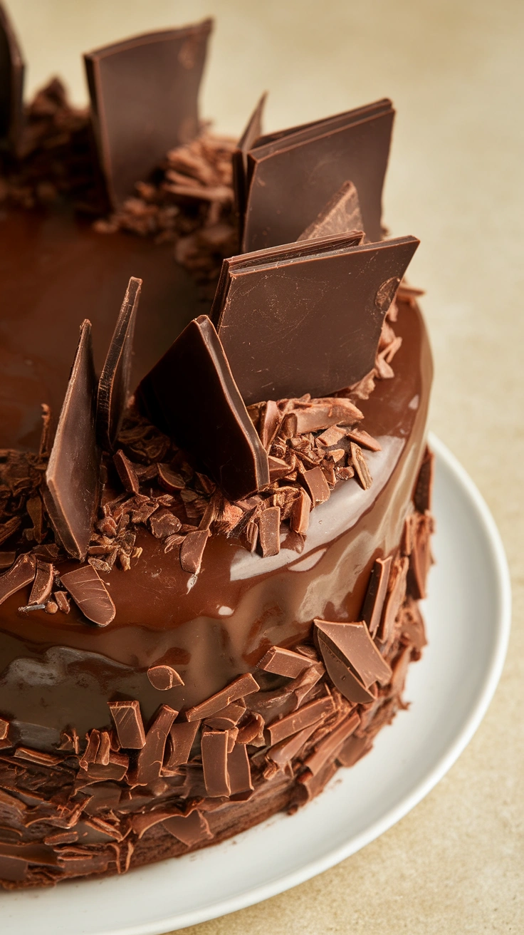 Dark Chocolate Avocado Cake