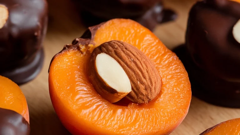 Dark Chocolate Dipped Apricots - Featured