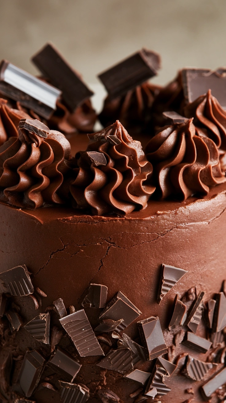 Deep Dark Devil's Food Cake