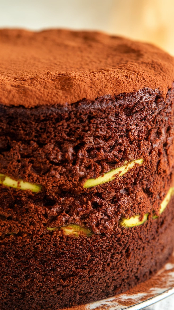 Double Chocolate Zucchini Cake