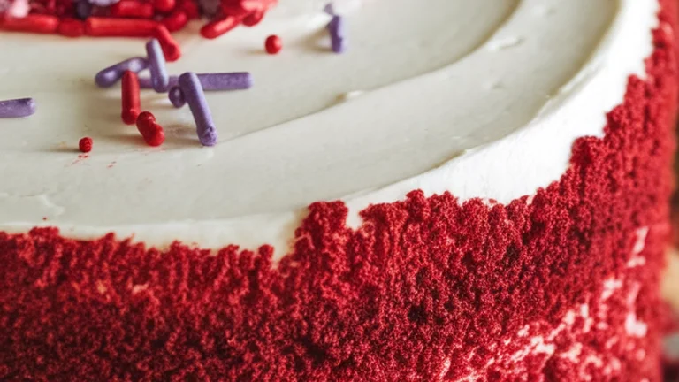 Easy Red Velvet Cake - Featured