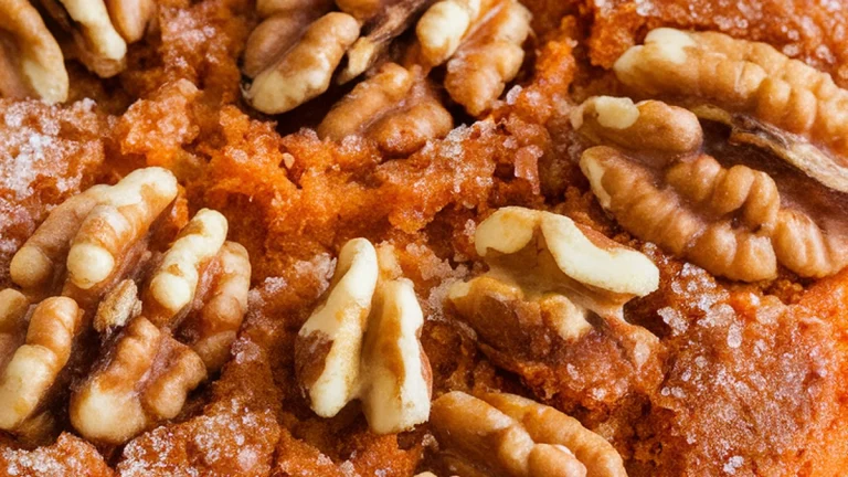 Easy Spiced Carrot and Walnut Cake