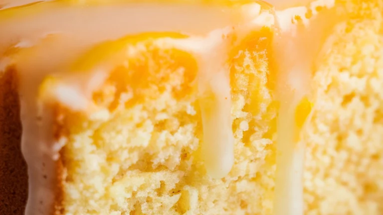 Eggless Lemon Drizzle Cake - Featured
