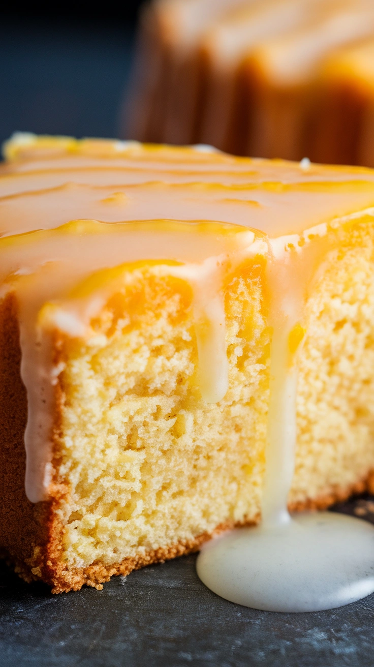 Eggless Lemon Drizzle Cake