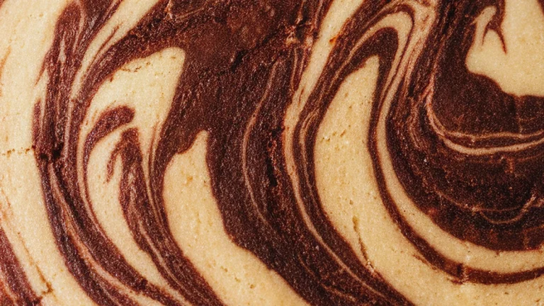 Eggless Marble Cake - Featured