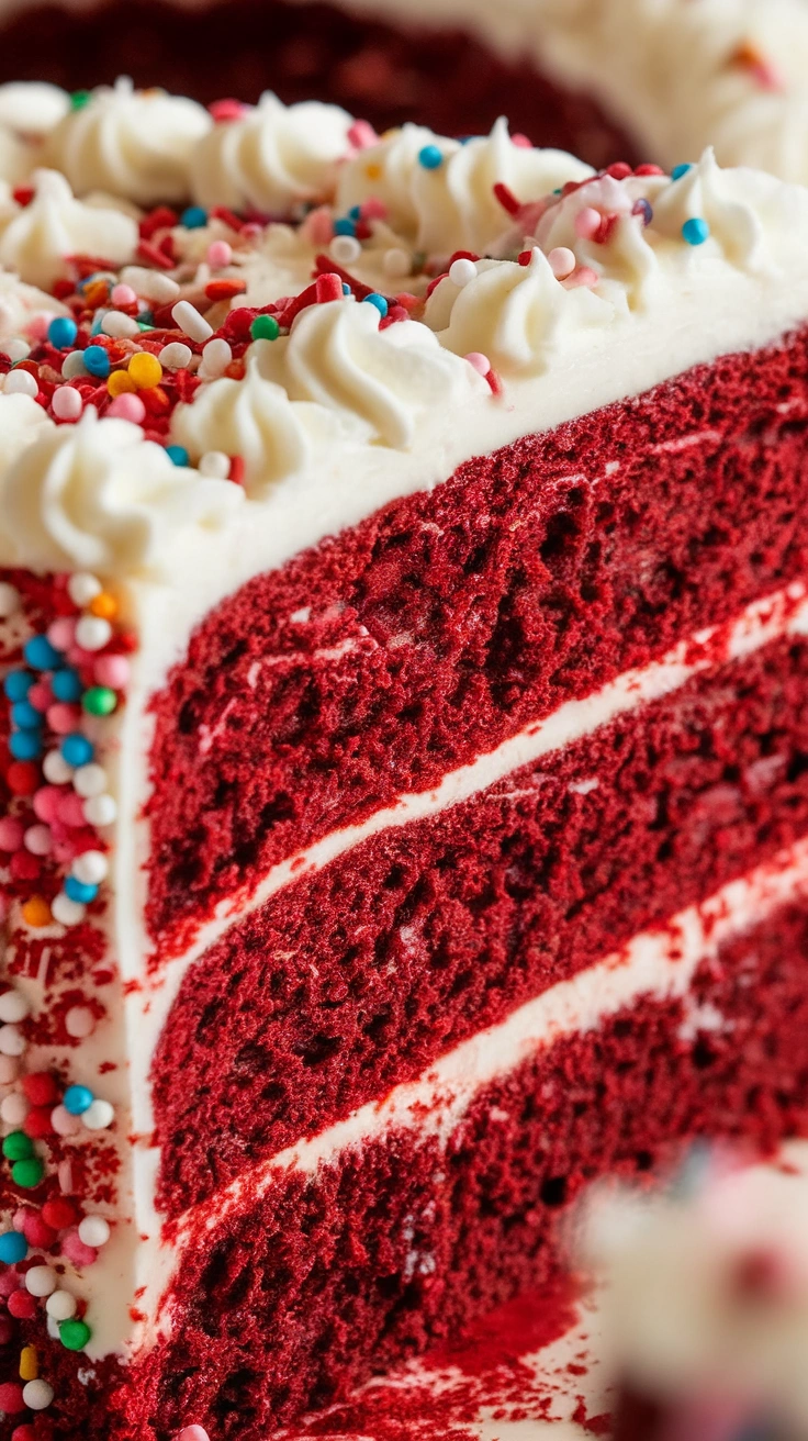 Eggless Red Velvet Cake