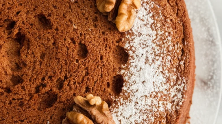 Espresso Walnut Sponge - Featured