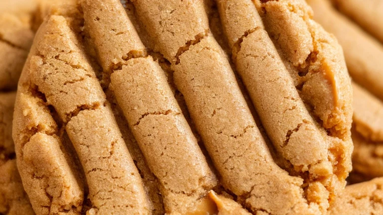 Flourless Peanut Butter Cookies - Featured