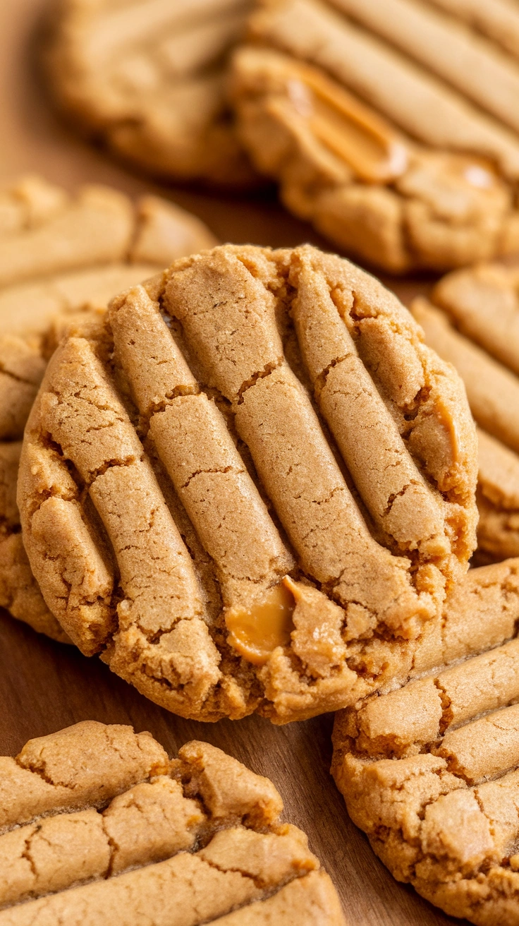 Flourless Peanut Butter Cookies