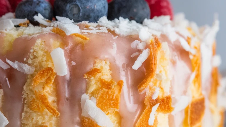 Fluffy Coconut Cake - Featured