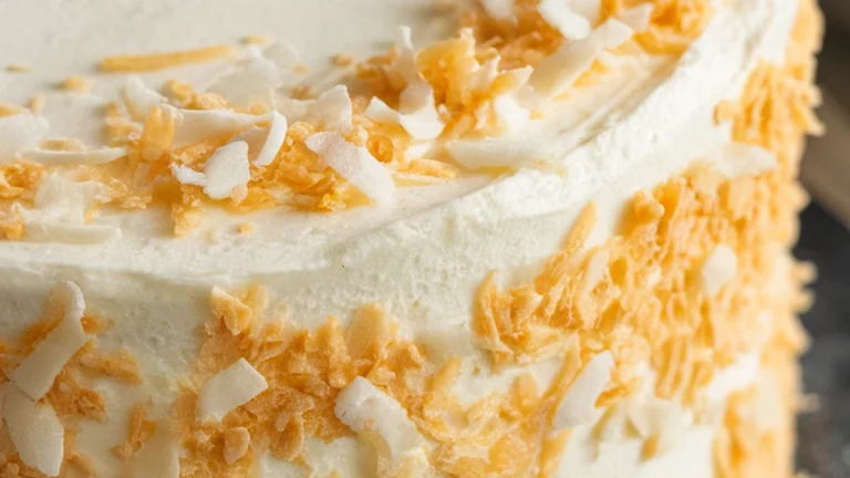 Fluffy Coconut Cream Cake