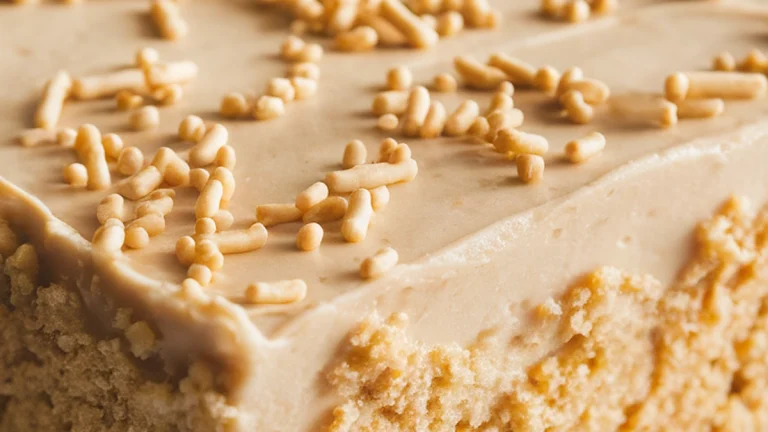 French Vanilla Sheet Cake - Featured