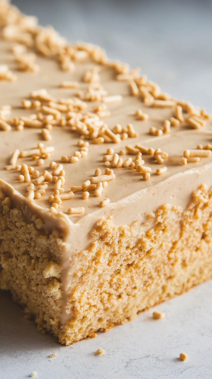 French Vanilla Sheet Cake