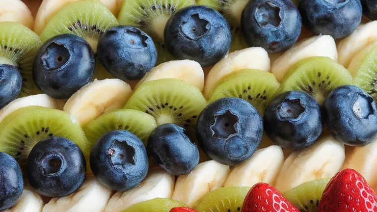 Fresh Fruit Pizza with Nut Crust - Featured