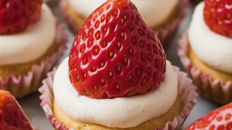 Fresh Strawberry Cream Minis