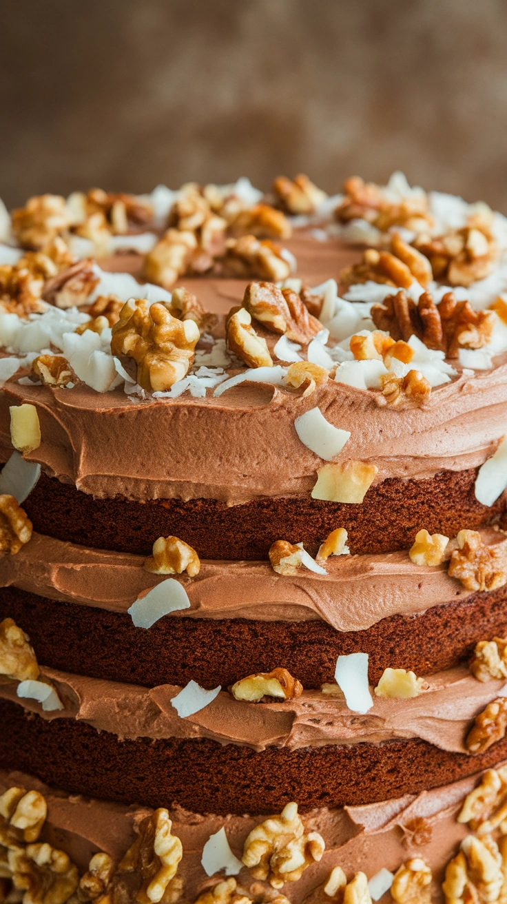 German Chocolate Layer Cake