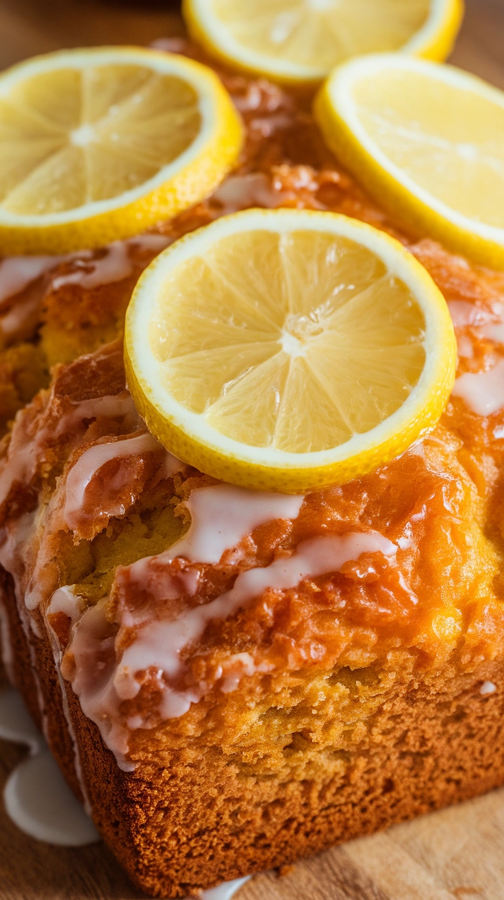Glazed Lemon Drizzle Loaf