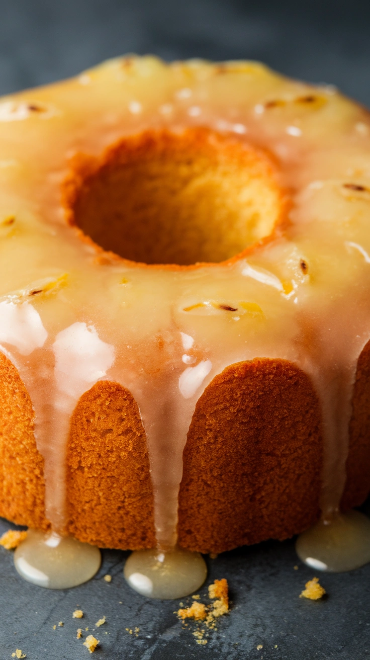 Glazed Lemon Pound Cake