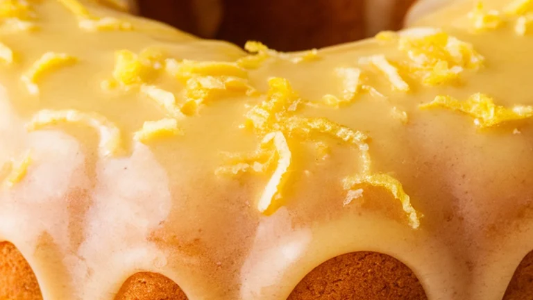 Glazed Lemon Pound Cake - Featured