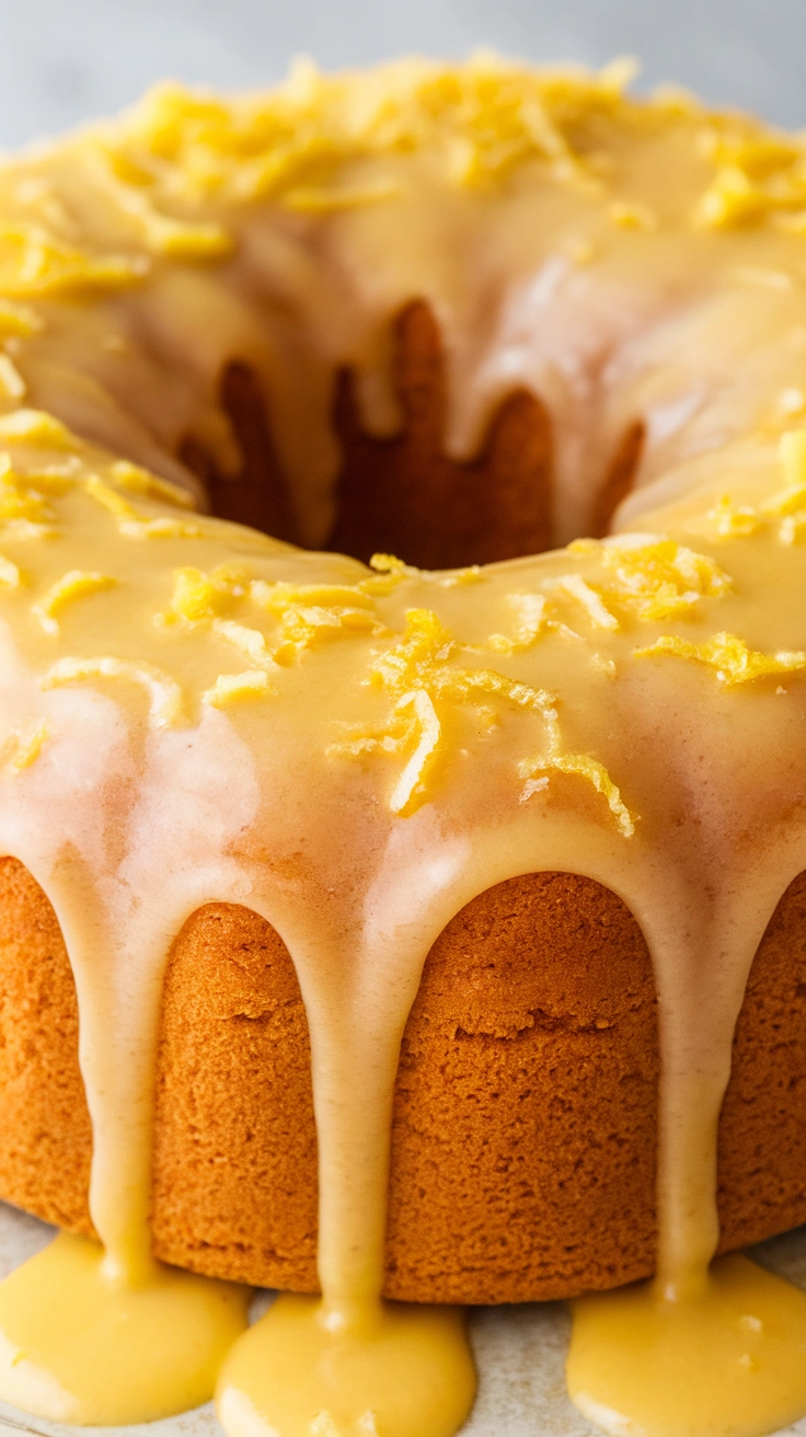 Glazed Lemon Pound Cake