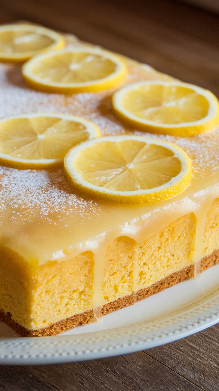 Glazed Lemon Sheet Cake